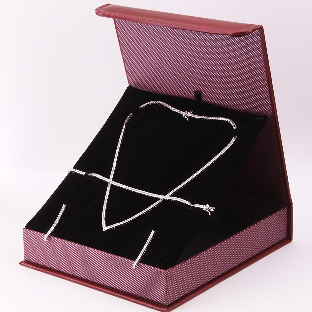 Vera 925 Ayar Gümüş 3 lü İthal Takım - Şık Kadın Kolye, Küpe ve Bileklik Seti - 9