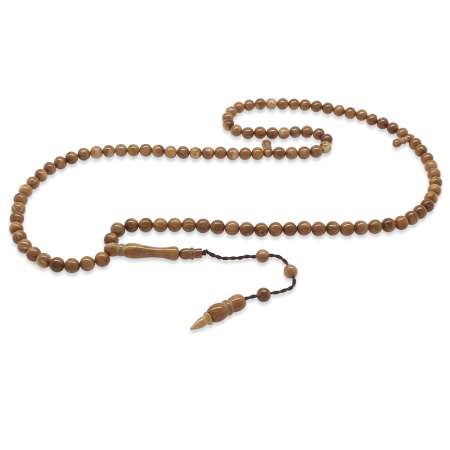 Sistemli Küre Kesim Açık Renk 99 Taneli Kuka Namaz Tesbihi - Tesbihane